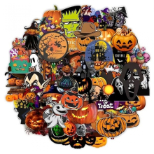 100 autocollants sur le thème de la citrouille - Parfaits pour Halloween, le scrapbooking et plus encore !