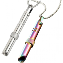 (Chroma/Zilver) 2 stuks Mindful Breathing ketting, draagbare stressverlichter Mindful Breathing, ketting voor stoppen met roken