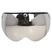 Universal Windproof 3-Snap Motorcycle Helmet Visor Front Flip Up Visor Wind Lens Replacement for Motorcycle Helmet Sunglasses