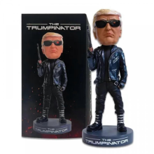 NIEUWE TTRUMPINATOR BOBBLEHEAD 2024 *** GRATIS TRUMP GOUDEN MUNT BIJ ELKE BOBBLEHEAD