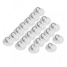 20x Opblaasbare kajak D-ring PVC-pad Rubberen vlot Dinghy-touwgesp
