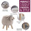 Hallowood Furniture Sheep Round Storage Stool (Grey) 2
