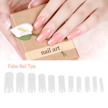 140pcs Dual System Form Extension False Nail Tips Nail Art Tips UV Gel DIY 12 Sizes with Lines