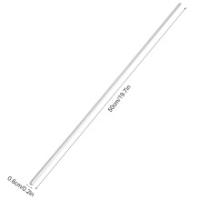 6 mm Durchmesser Stahl-Linearschiene 500 mm für hochpräzise Bewegungen