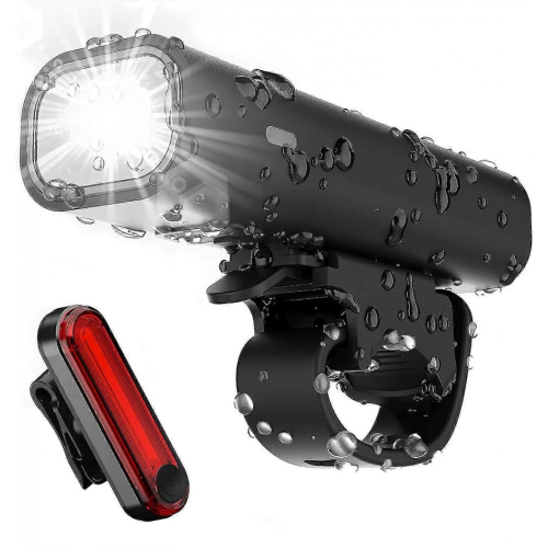 Fietsverlichting Led Set | Fietsverlichting Usb Oplaadbaar Fietsverlichting Waterdicht