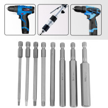 Hochwertiges 8-teiliges Schraubenzieher-Bit-Set, 100 mm, 1/4” Sechskant, für schnelle und präzise Reparaturen