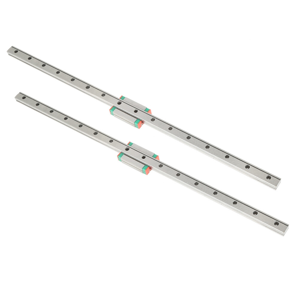 2Pcs Lml12h Linear Guide Rails 400Mm Length With Mgn12h Slide Blocks 9481324270347