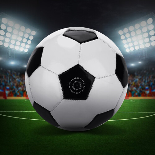 Fußball Größe 4 Klassischer Schwarz-Weiß Trainingsball Langlebige Ausrüstung 2