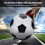 Fußball Größe 4 Klassischer Schwarz-Weiß Trainingsball Langlebige Ausrüstung 8