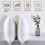 6 Pack Luxury Hotel Quality JUMBO Extra Filled Neck Spine Support Stripe Pillows 3