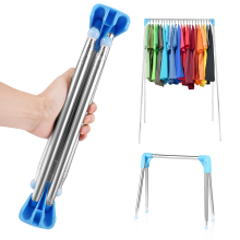 Portable Clothes Drying Rack Folding,13-28inch Foldable Clothes Rail
