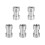 5pcs 1/4"-20 and 3/8"-16 Female Spigot Screw Threaded Adapter for Camera Flash Light Bracket 5