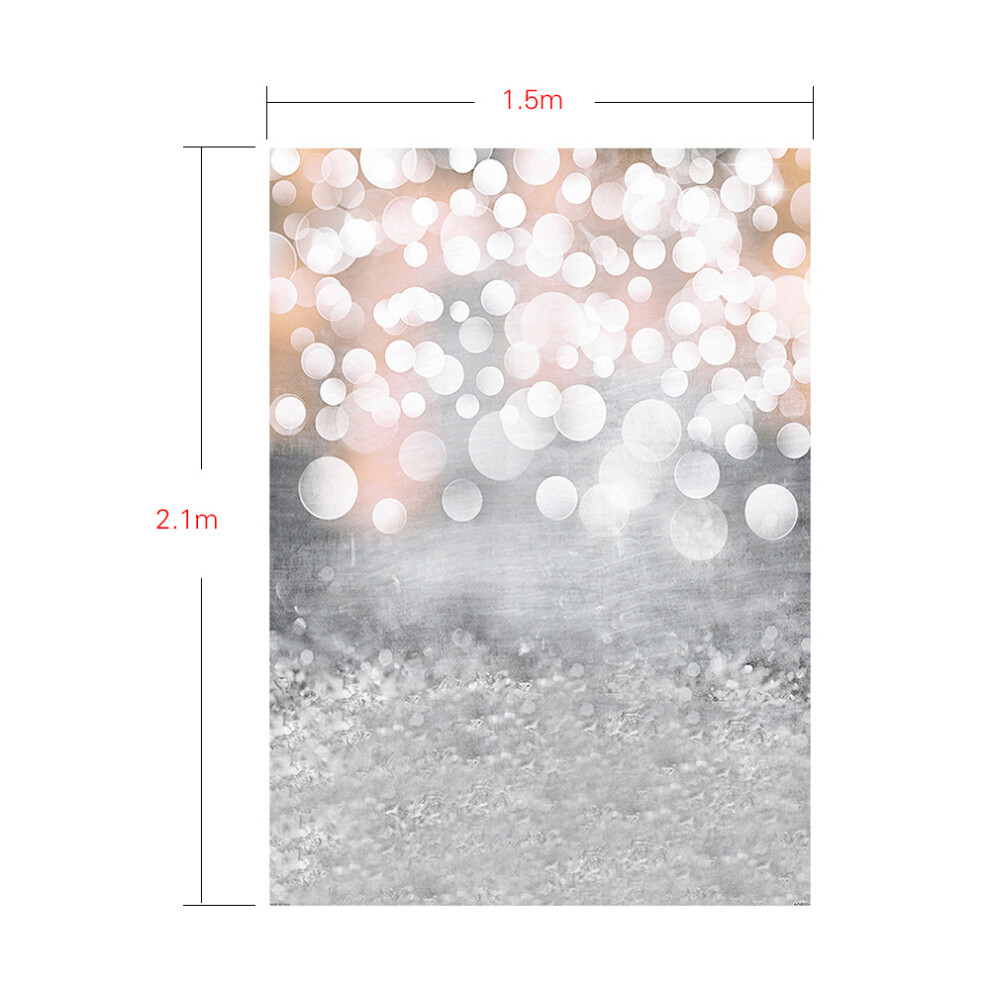 Andoer 1.5 * 2.1M/5 * 7Ft Photography Background Glitter Bokeh Spot Backdrop Digital Printed Photo Studio Props Light 7901324274319