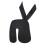 Leder-Fingerkettenschutz für Bogenschießen, Schwarz, 7,7 cm 12