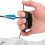 Leder-Fingerkettenschutz für Bogenschießen, Schwarz, 7,7 cm 8