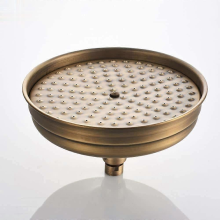 Pommeau de douche rond en laiton antique de 8 pouces, accessoires de salle de bain, pommeau de douche de remplacement, pommeau de douche à l