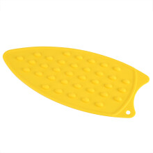 Hitzebeständige Silikonbügelbrettauflage rutschfeste Sicherheitsauflage Gelb 30x20cm