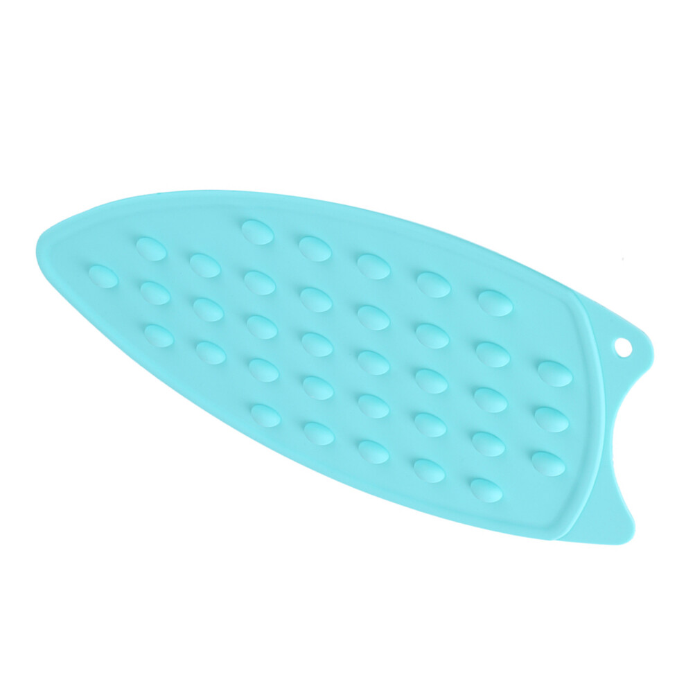 Anti slip Heat Resistant Silicone Iron Mat Hot Safety Protection Ironing Rest Pad (Green)