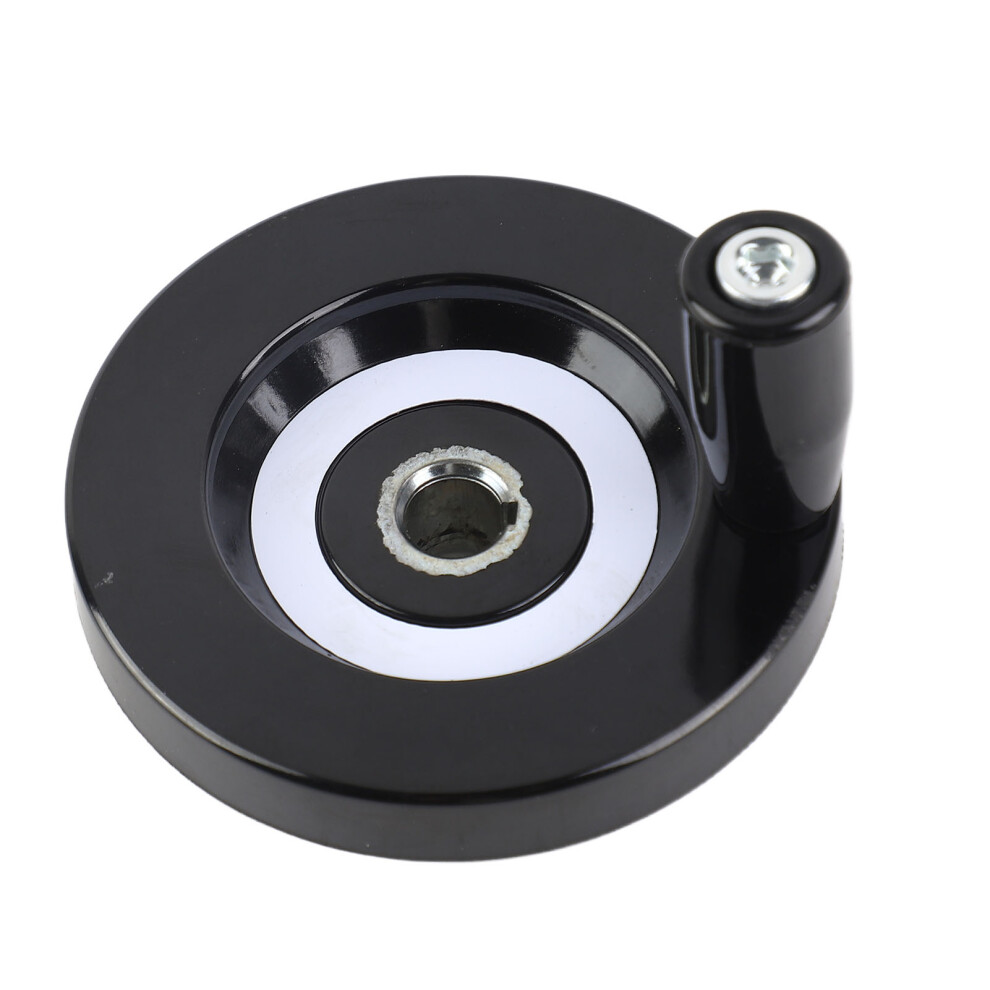 1 Pcs Black Lathe Milling Machine Rear Ripple Hand Wheel With Revolving Handle(10X 80Mm) 7611324280998