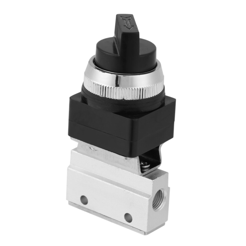 1Pc Mov-01 2-Position 2-Way G1/8 Hand Control Air Pneumatic Mechanical Valve 7901324281560