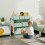 (Green) AIYAPLAY 3-Tier Kids Storage Shelf with 6 Removable Fabric Boxes 1