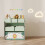 (Green) AIYAPLAY 3-Tier Kids Storage Shelf with 6 Removable Fabric Boxes 9