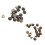 20pcs Flat Head Copper Brass Screws Nuts Nails Rivets Leather Cap Accessory (5mm) 3