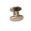 20pcs Flat Head Copper Brass Screws Nuts Nails Rivets Leather Cap Accessory (5mm) 12