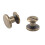 20pcs Flat Head Copper Brass Screws Nuts Nails Rivets Leather Cap Accessory (5mm) 5
