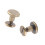 20pcs Flat Head Copper Brass Screws Nuts Nails Rivets Leather Cap Accessory (6.5mm) 10