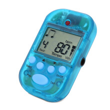 Mini Digitaler Beat Tap M50 Tempo Metronom Clip, Blau, Tragbar 5,5x3,2cm