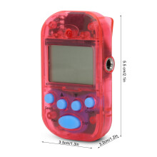 Mini Digital Beat Tap M50 Tempo Metronome Clip Musical Instruments (Red)