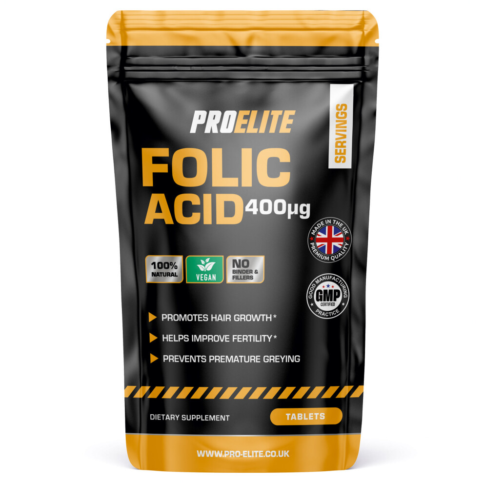 Proelite (365 Tablets) Folic Acid 400Mcg Tablets Pregnancy Care Support