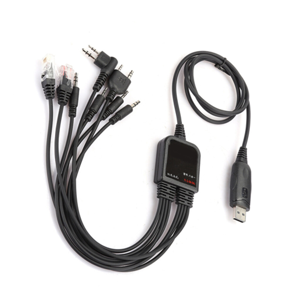 8 In 1 Usb Programming Cable For Kenwood/ Quanshengcn/ Tyt/ Motorola Radio 8461324287195