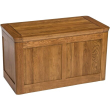 Hallowood Furniture London Oak Blanket Box