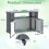 YODOLLA Metal Storage Cabinet with Wheels 2