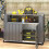 YODOLLA Metal Storage Cabinet with Wheels 1
