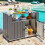 YODOLLA Metal Storage Cabinet with Wheels 7