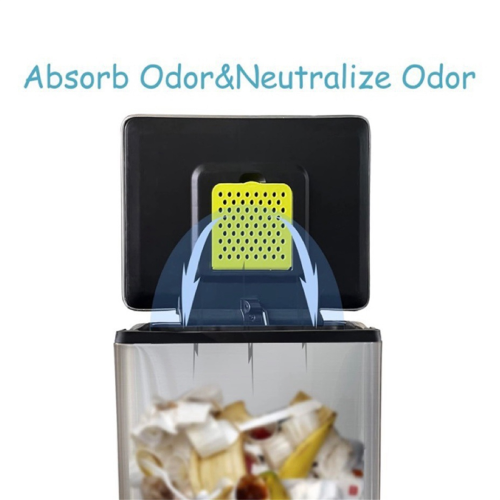 Trash Can Charcoal Filter Pad Deodorizer Remove Odor Odor Filter 1
