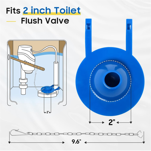 1SET Universal Toilet Flapper Replacement Kit 1