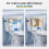 1SET Universal Toilet Flapper Replacement Kit 4