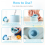 Cylindrical Ice Tray Squeeze Ice Cup Mini Square Ice Ball Mold 2