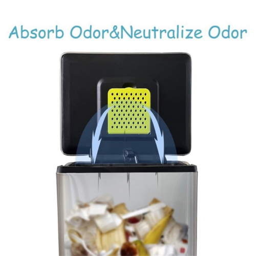 Trash Can Deodorizing Filter Refill for Trash Cans and Compost Bins 2