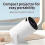 Projector Wireless Fidelity 270 Adjustable LED 1080P EU Plug 6