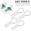 100Pcs Hanging Burn Needles Kit for Pottery and DIY Crafts Kiln Tools 5