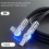 Type-C to Type-C 180 Swivel Double Elbow Mech Data Cable 1m 5