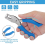 2 Pcs Single Hole Punch,1/4in Hand Hole Puncher with Soft Grip Handle 4