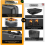 Fireproof File Organizer with Lock, Case Fireproof Document Box 4