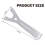 RISK Bike Front Fork Headset Removal Tool Headset Crown Race Remover 6