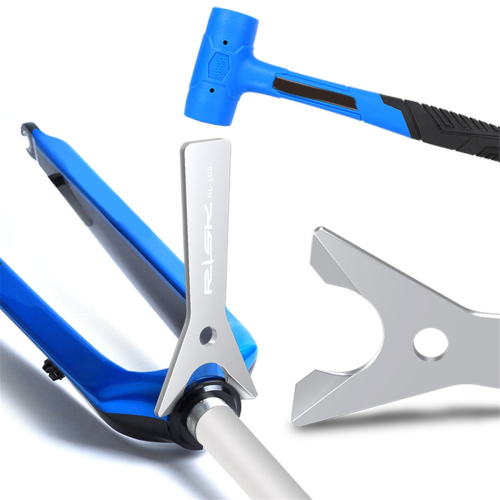 RISK Bike Front Fork Headset Removal Tool Headset Crown Race Remover 2